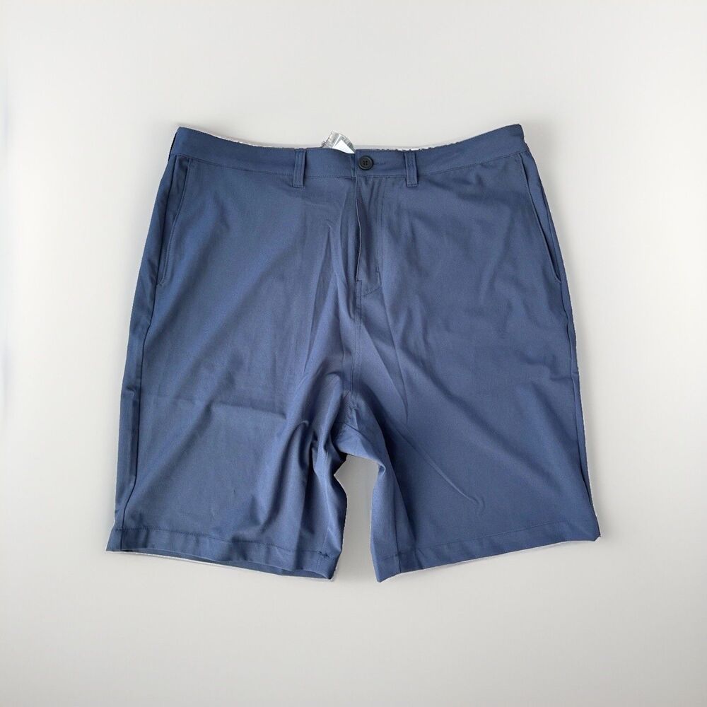 Magaschoni Men’s Blue Athletic Golf Shorts Size 36 NWT Preppy Chino